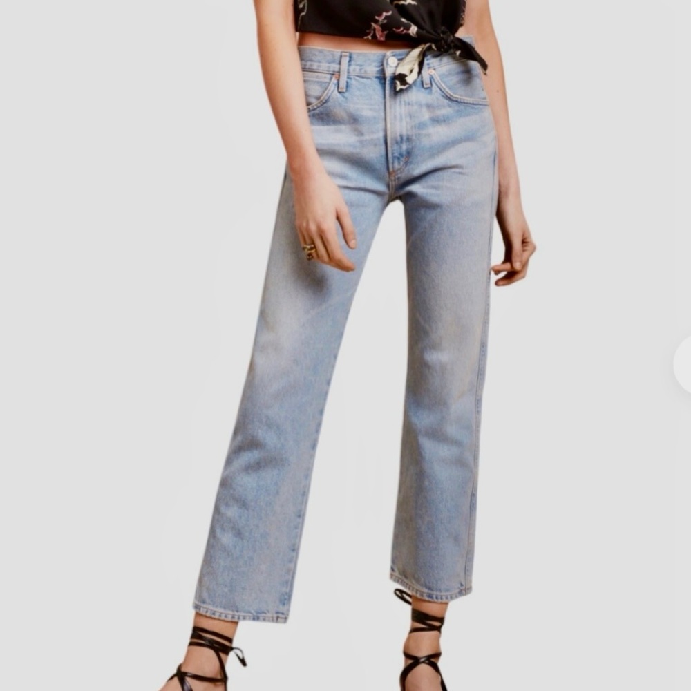 Citizens Of Humanity Light Blue Straight Leg Jeans NWOT